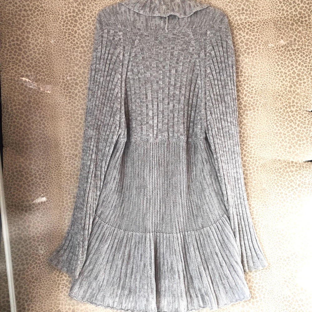 Apt 9 Gray Open Faced Cocoon Cardigan, Size L - image 5